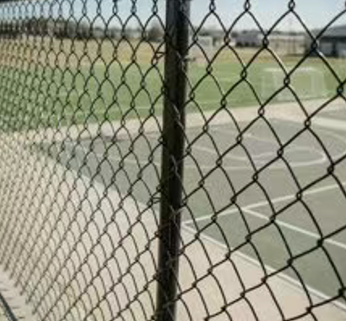 Chain Link Fence Black